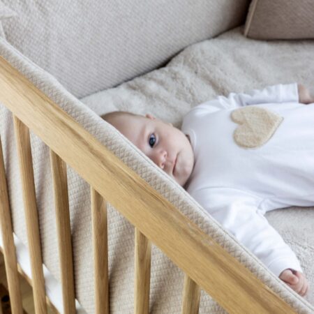 Living Nature - Parkomranding in Luxueuze Losange Camel/Beige Stof - Cosy Collectie