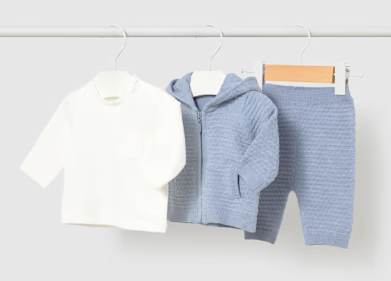 Mayoral - 3 delige set - blauw/wit