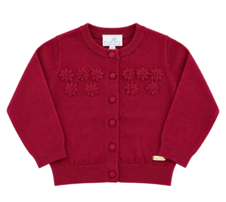 Natini - cardigan florance - bordeaux