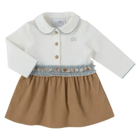 Natini - kleedje ruby - gebroken wit/beige