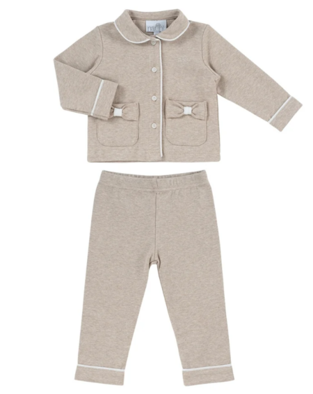 Natini - tweedelige pyjama geraldine - beige
