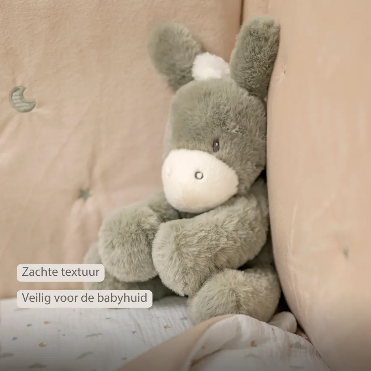 Nattou - LouLou Plush Donkey - Soft Baby Cuddly Toy - 30 cm - Dark Green [NL]LouLou Plush Donkey - Soft Baby Cuddly Toy - 30 cm - Dark Green [NL]LouLou Plush Donkey - Soft Baby Cuddly Toy - 30 cm - Dark Green [NL]LouLou Plush Donkey - Soft Baby Cuddly Toy