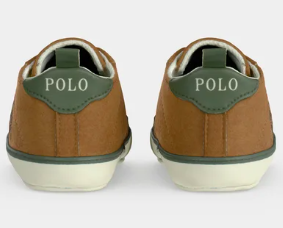 Ralph Lauren - kruipschoentjes met polo beer - bruin