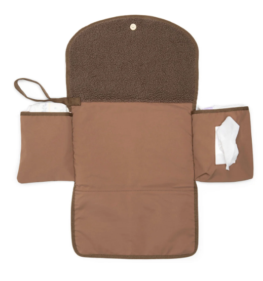 Studio Noos - teddy verschoonmat plus - bruin