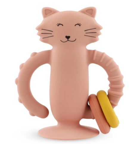 Trixie - Siliconen sensorisch zuigspeeltje - Mevrouw Kat