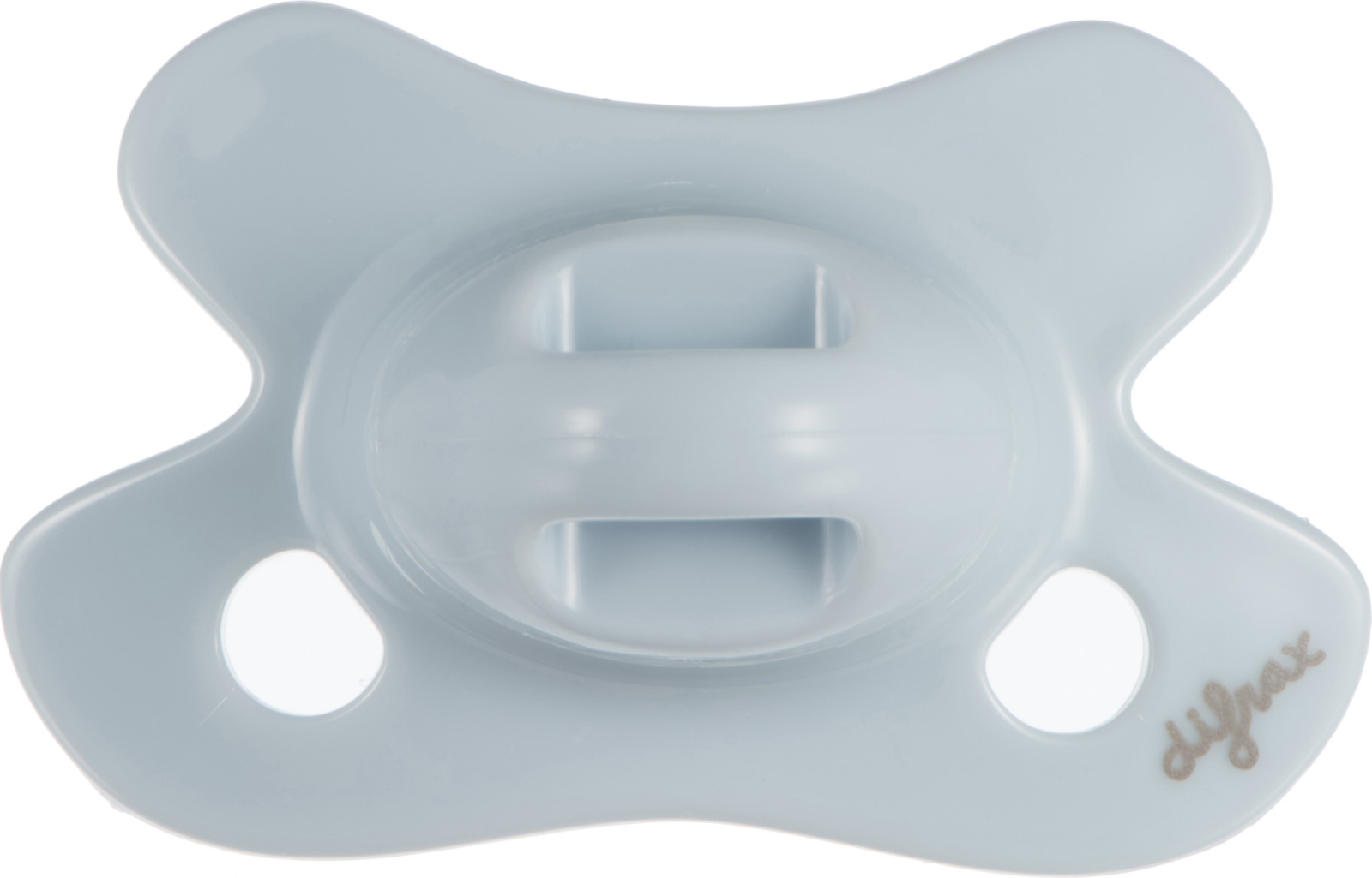 Difrax - Fopspeen Natural Newborn Uni/Pure Blauw/Ice