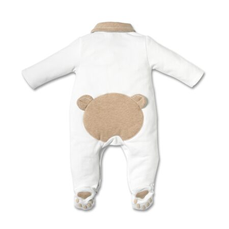 First - rompersuit ORSO ESSENTIALS BEIGE white-beige