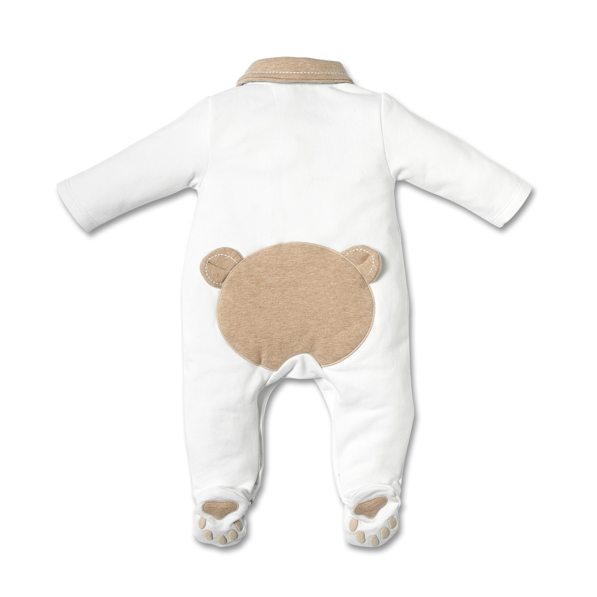First - rompersuit ORSO ESSENTIALS BEIGE white-beige