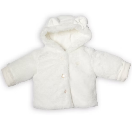 First - waistcoat fur- off white