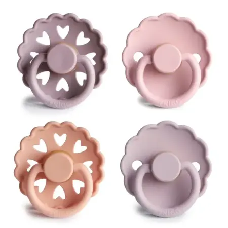 Frigg - Fopspeen 4-Pack - Natuurrubber - Sunset Bliss T1