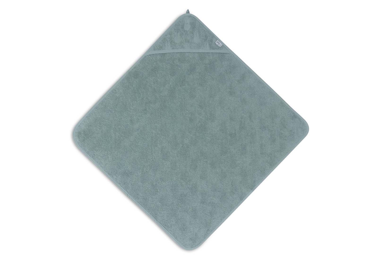 Jollein - Badcape Badstof 75x75cm Miffy Jacquard Sea Green