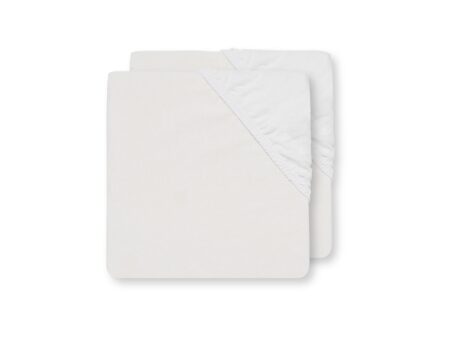 Jollein - Hoeslaken Wieg Jersey 50x90cm - Wit