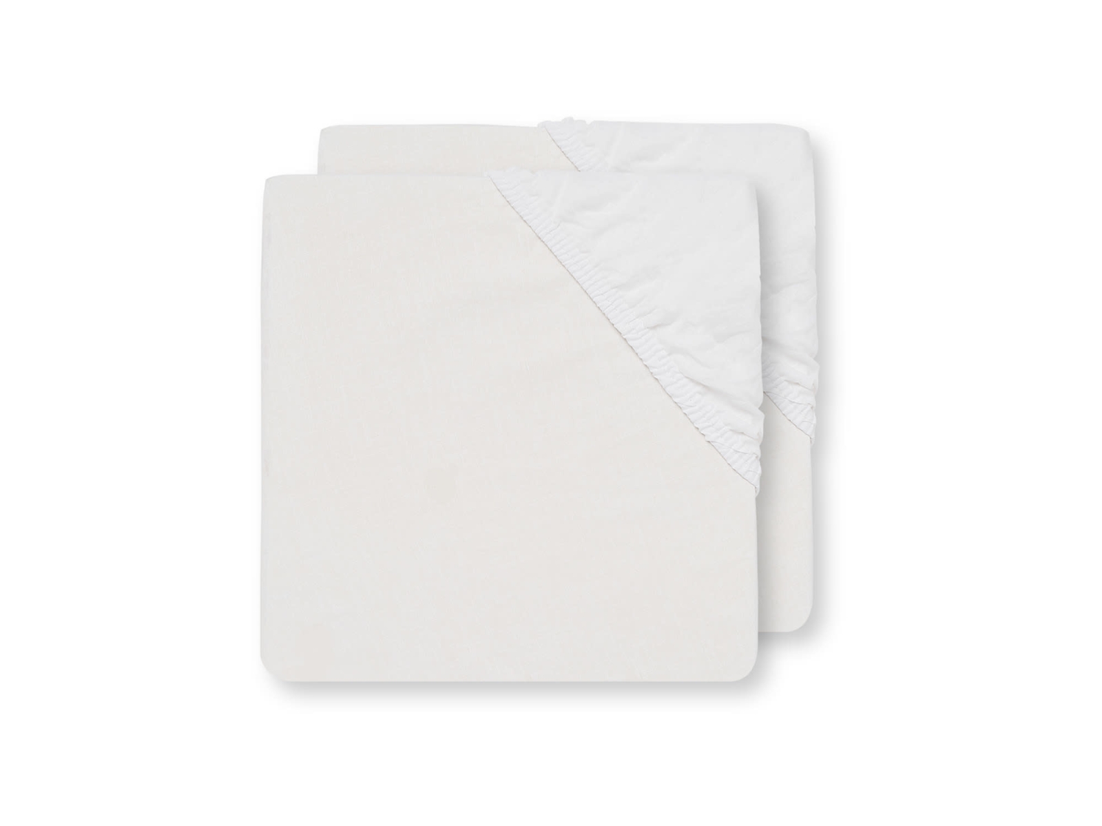 Jollein - Hoeslaken Wieg Jersey 50x90cm - Wit