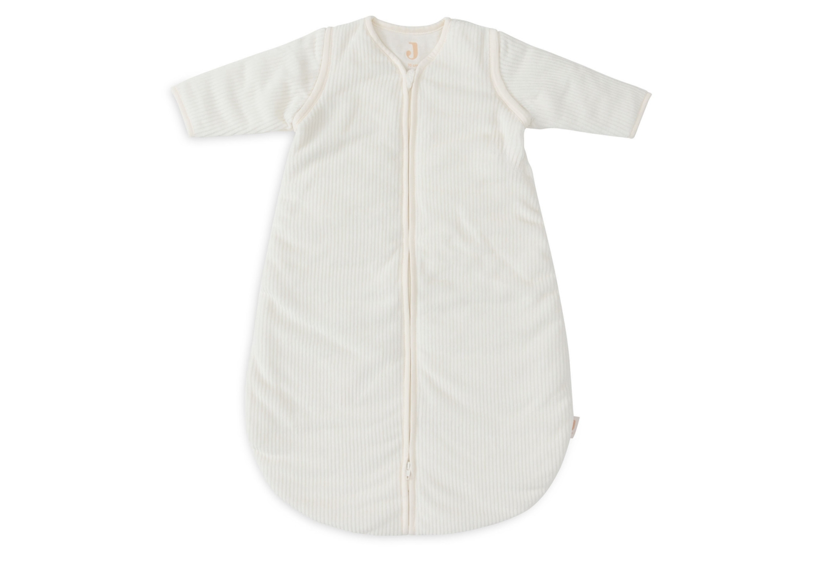 Jollein - Slaapzak met afritsbare mouw Rond 70cm Rib Ivory