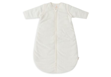 Jollein - Slaapzak met afritsbare mouw rond 90cm Rib Ivory