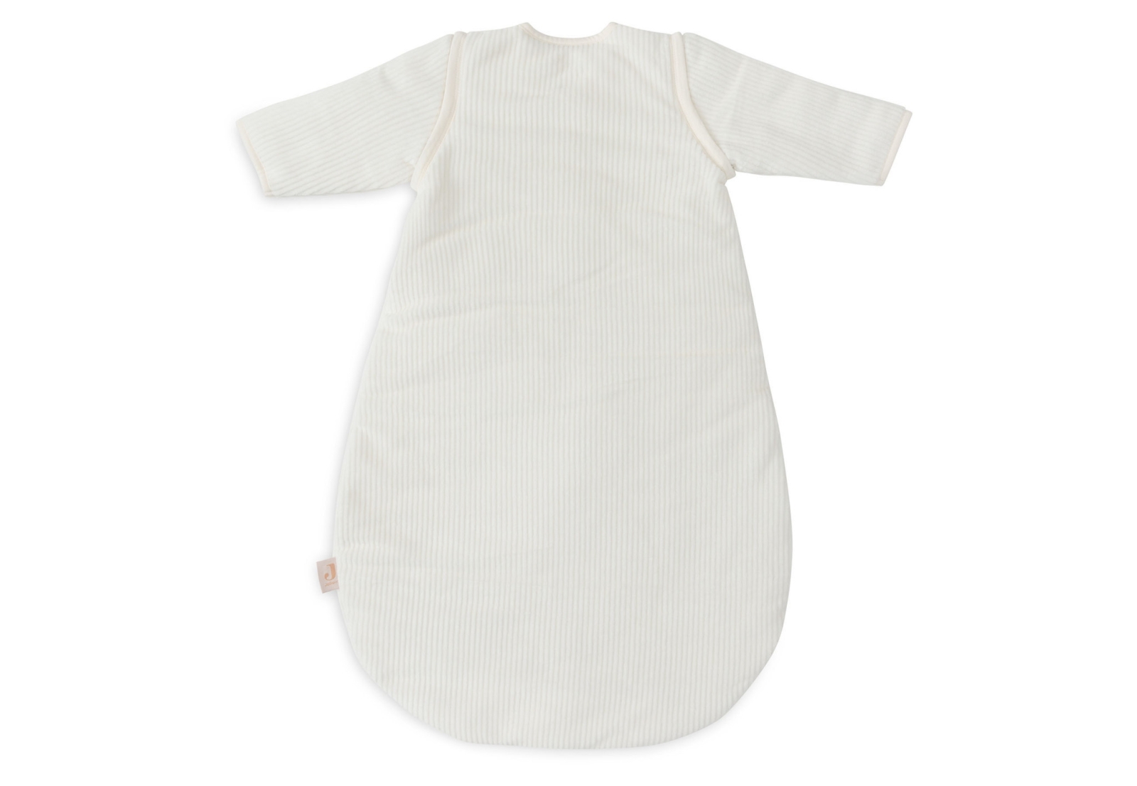 Jollein - Slaapzak met afritsbare mouw rond 90cm Rib Ivory