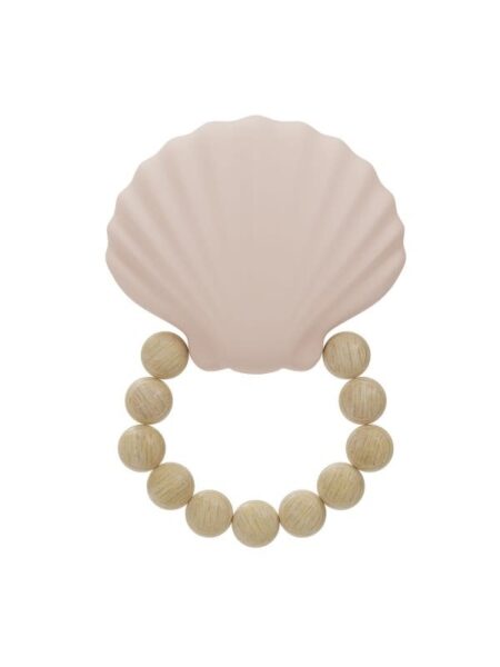 Label Label - Silicone - Teether - Shell - Pink