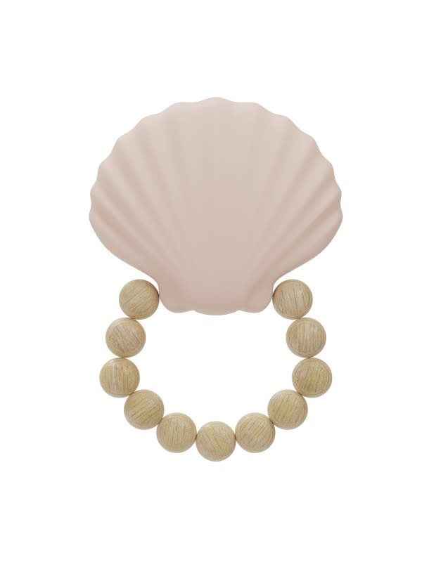 Label Label - Silicone - Teether - Shell - Pink