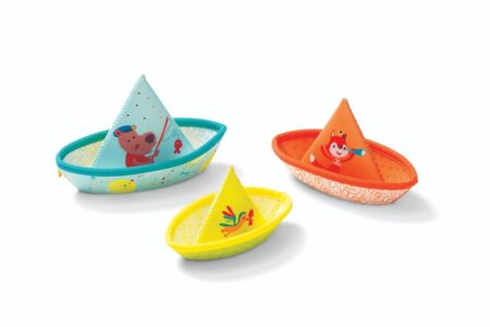 Lilliputiens - 3 Drijvende Bootjes (X3)