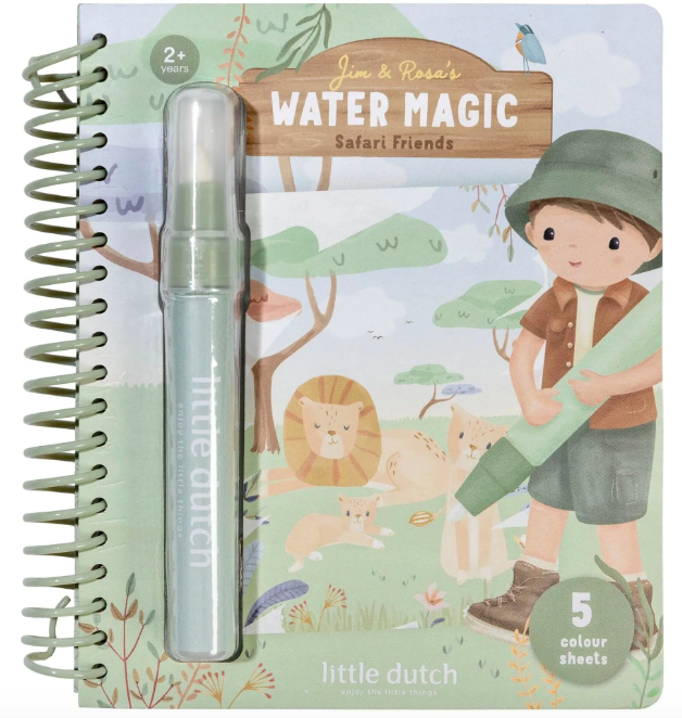 Little Dutch - Waterkleurboek Jim - Safari Friends