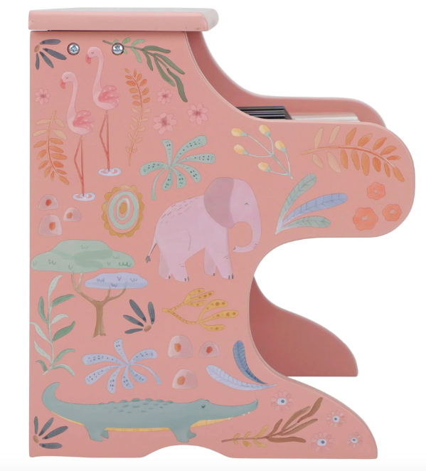 Little Dutch Toys - Houten piano roos - Safari Friends