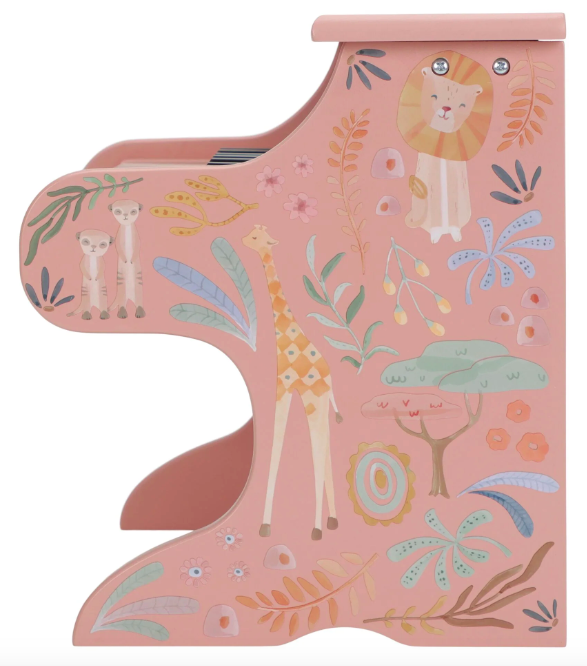 Little Dutch Toys - Houten piano roos - Safari Friends