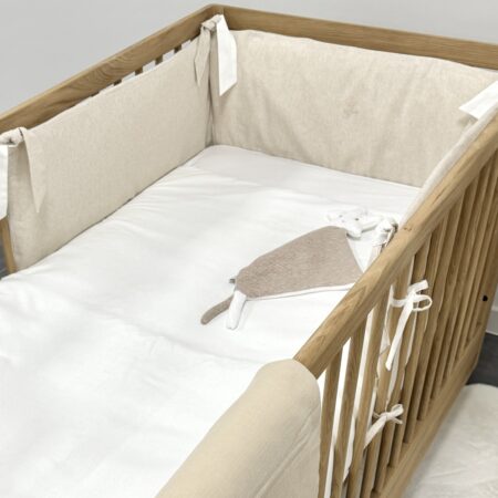 Living Nature - Bedomranding 70x70x70 cm linnen beige