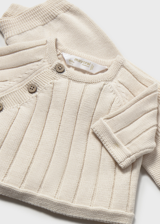 Mayoral - Driedelige newbornset met beenwarmers - keramiek