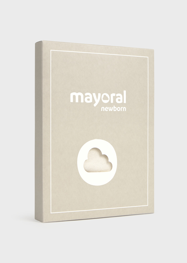 Mayoral - Driedelige newbornset met beenwarmers - keramiek