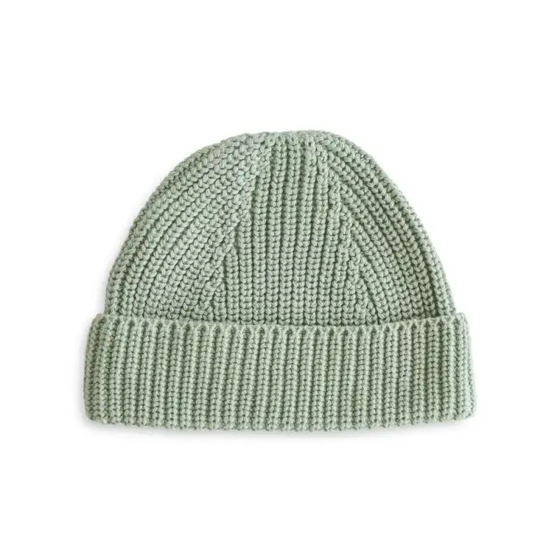 Mushie - Chunky Knit Beanie - Light Mint