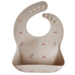 Mushie - Silicone Bibs - Cherries