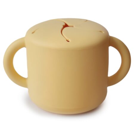 Mushie - Snack Cup - Pale Daffodil