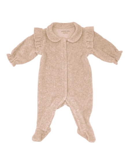 Poetree Kids - Babypakje Velours Met Ruffels Camel Girl
