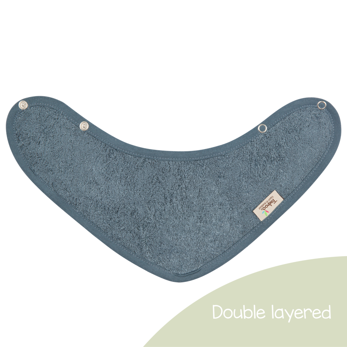 Timboo - Bandana Bib Doubled 36X20Cm - Marin