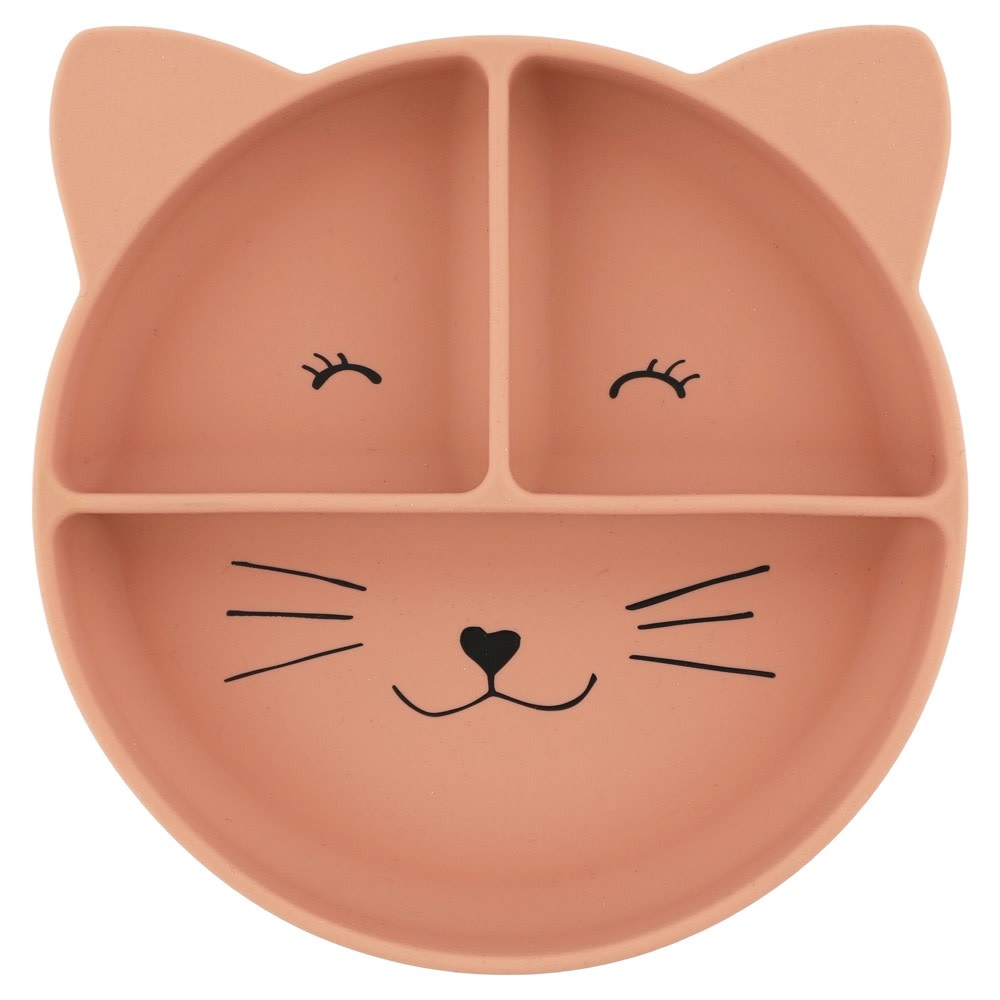 Trixie - Siliconen bord met vakjes en zuignap - Mrs. Cat
