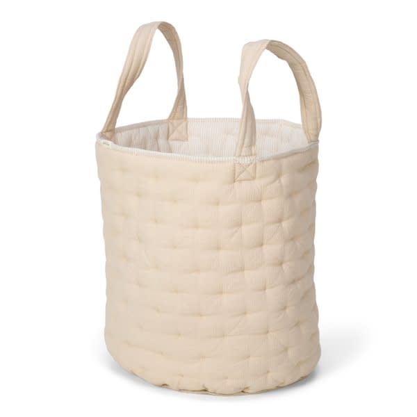 Little Dutch - Opbergmand groot - Pure Soft Beige Stripe