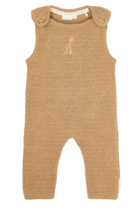 Little Dutch - gebreid boxpakje soft tan - bruin