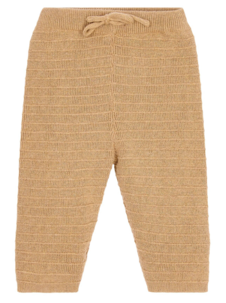 Little Dutch - gebreid broekje soft tan - bruin