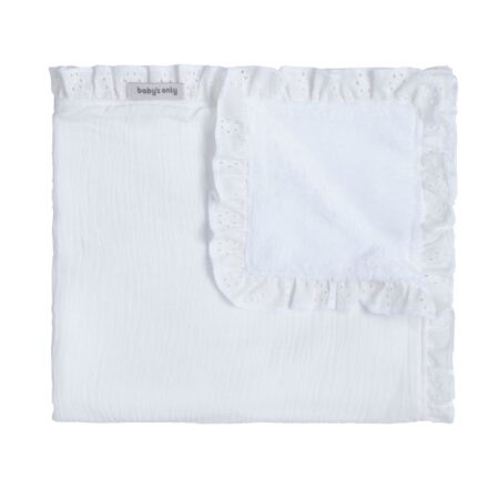 Baby's Only - Ledikantdeken teddy Calm wit