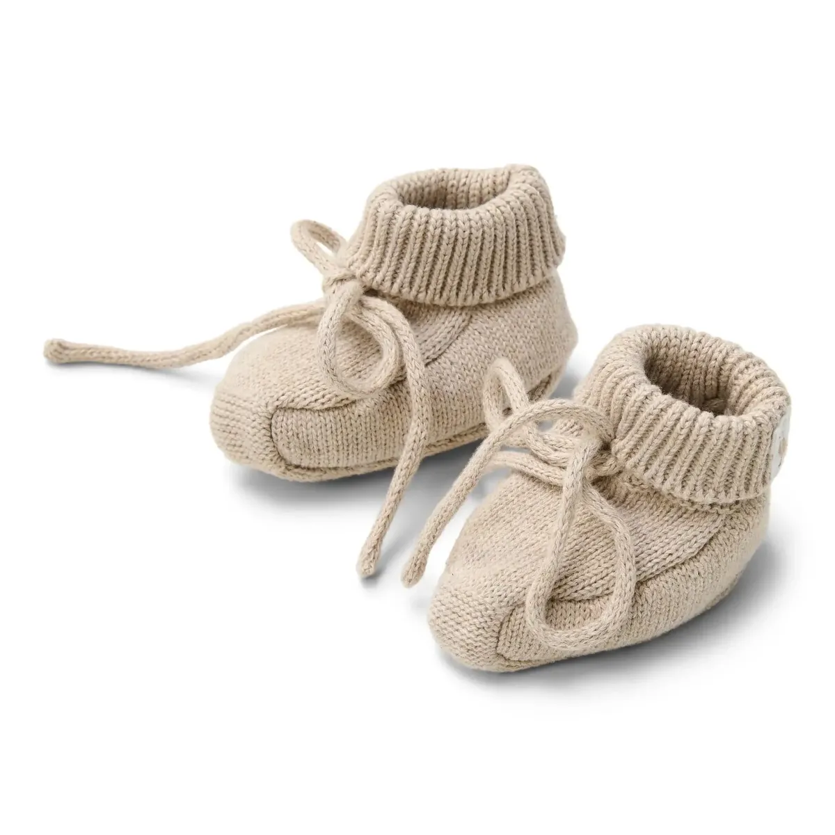 Little Dutch - Slofjes - Beige - Newborn Naturals