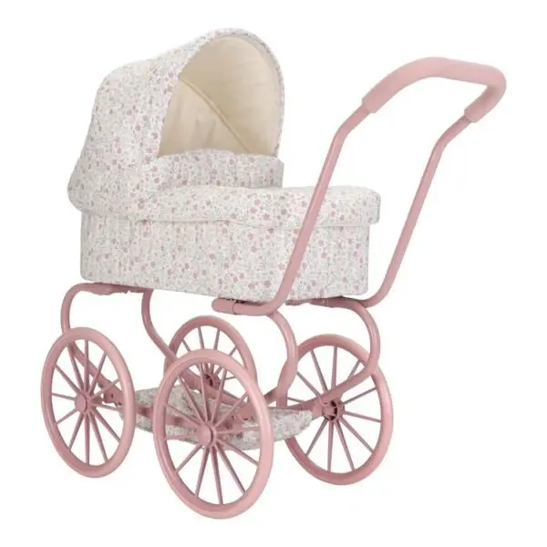 Little Dutch Toys - Metalen Poppenwagen Soft Flowers