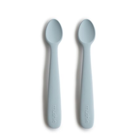 Mushie - Baby Spoon - Powder Blue (2-Pack)
