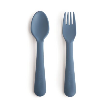 Mushie - Fork & Spoon - Twilight Blue
